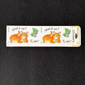 Suzy's Zoo Vintage Stickers Cat Cats New Package 4 Sheets Sealed